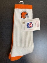  Vintage NFL Cleveland Browns Socks Logo Football Size 10-13 NEW w/ Tags - £17.73 GBP