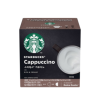 Starbucks Cappuccino Coffee 5.5gx6p+Milk 14.5gx6p Capsule DolceGusto Com... - $29.66