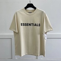 High quality ESSENTIALS Men&#39;s T-shirt, Pure cotton, Thick Label, Printed, Britis - £90.12 GBP