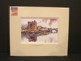 Print of Irish Watercolor of Bunratty Castle Clare  by Keith Thompson - £9.54 GBP