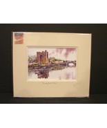Print of Irish Watercolor of Bunratty Castle Clare  by Keith Thompson - £9.58 GBP
