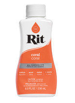 Rit Liquid Dye - Coral, 8 oz. - £4.68 GBP