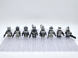 Star Wars 104th Battalion Wolfpack Squad Clone troopers 8pcs Minifigures Toy - £13.82 GBP