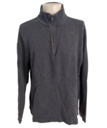 L.L. Bean Gray 1/4 Zip Long Sleeve Pullover Size L Tall - $441.56 MXN