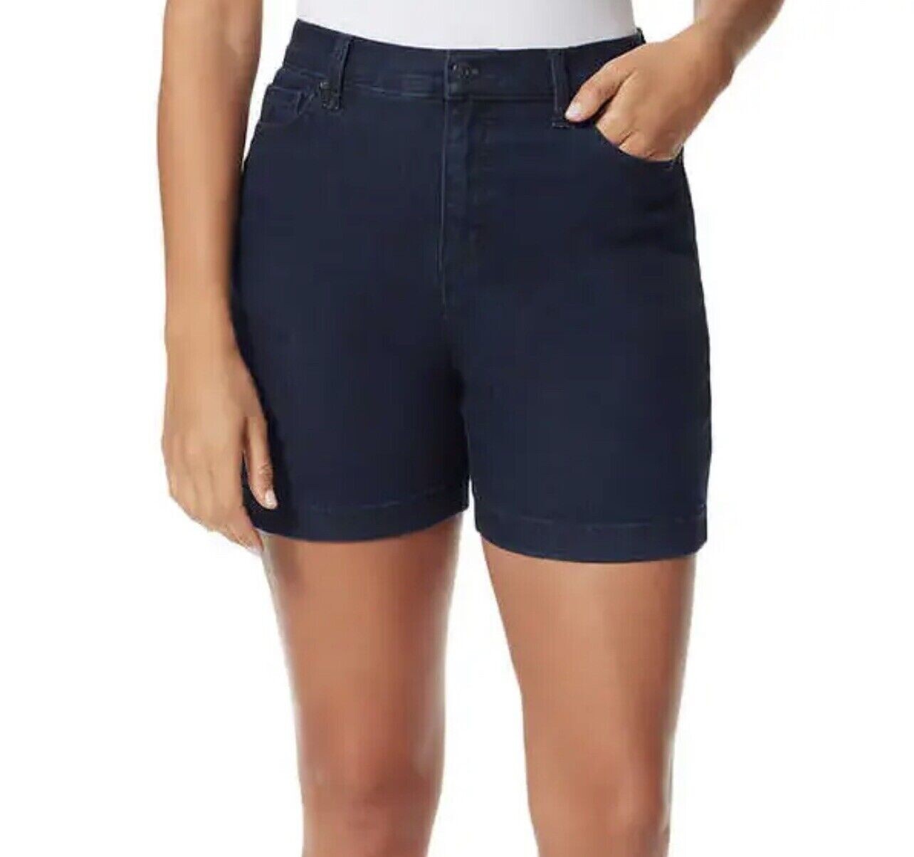 Gloria Vanderbilt ~ Amanda ~ Dark Blue ~ Portland ~ Ladies&#39; Size 12 Shorts - $30.00