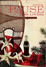 Coca Cola Pause for Living Magazine Winter 1961-62 Make Party Table Deco... - £5.31 GBP