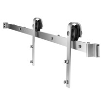 VEVOR 6FT Sliding Barn Door Hardware Kit for Single Sliding Barn Door Silver - $116.99
