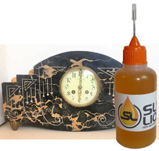 Slick Liquid Lube Bearings 100% Synthetic Oil for Vintage ART DECO &amp; All Clocks - £7.25 GBP+