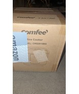 COMFEE&#39; Compact Rice Cooker 6-in-1 Stainless Steel Multi Cooker Slow Coo... - $991.29 MXN