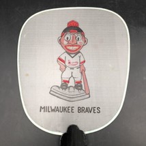 1950&#39;s Vintage Milwaukee Braves Silk Fans in Blue 13&quot; - Made in Japan - £10.43 GBP