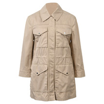 Hermès Buttoned Windbreaker Jacket In Cotton Women Beige Size 34 - £1,808.94 GBP