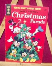 1950's gold key comic book {walt disney's christmas parade} - $14.85