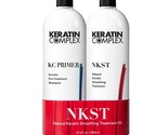 Keratin Complex NKST Natural Keratin Smoothing Treatment Kit KC Primer S... - $395.87