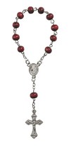 St. Therese Rose Scented Single Handmade Decade Rosary in Case Holy + Gift - £29.93 GBP