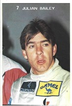 ⭕VTG Formula 1 JULIAN BAILEY pocket calendar 1989 F1 pilot - $92.91 MXN