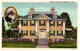Longfellow House Cambridge Massachusetts Postcard - £6.95 GBP