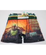 Disney Boys&#39; Star Wars Boba Fett 4pk Boxer Briefs Underwear Size 8 NWT - $187.79 MXN