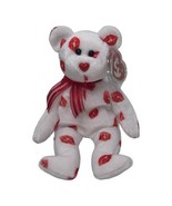 Ty Beanie Baby Smooch Original Heart Nose 2000 lips valentines vintage R... - $180.87 MXN