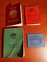 Documents vintage soviétiques pour une personne. Original. URSS.3 - £49.82 GBP