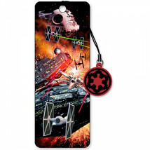 Star Wars 3D Moving Image Star Fighters Bookmark Black - £10.90 GBP