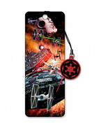 Star Wars 3D Moving Image Star Fighters Bookmark Black - £10.93 GBP