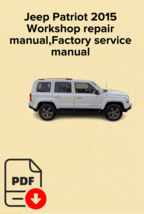Jeep Patriot 2015
Workshop repair manual,Factory service manual,OEM - $12.26 CAD+