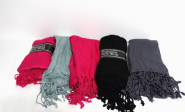 Lot of 5 Cejon Pashmina Style Wrap Scarf 100% Rayon 21&quot; x 72&quot; Made in In... - £4.88 GBP