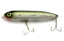 Heddon Wood Zara Spook Vintage Topwater Fishing Lure 4.5&quot; - Flitter Shad - $9.85