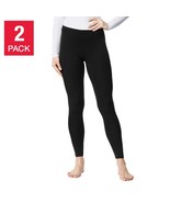 32 Degrees Heat Base Layer Pant, 2-pack Black Womens&#39; Sz S NWT - $14.74