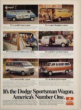 1976 Print Ad Dodge Sportsman Wagon Window Vans Chrysler Corporation - £14.10 GBP