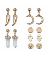 Kendall + Kylie 14k Yellow Gold-Plated Crystal Earring Set - £22.04 GBP