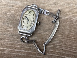 Vtg Lecoultre Art Deco Ladies Wristwatch Blancpain Pioneer Case - £158.23 GBP
