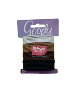 Goody Ouchless Pony Tail 29 pc Pack White Tan Brown Black Elastics - £9.18 GBP