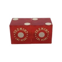 Pair of Red Dice Fremont Hotel Downtown Casino Las Vegas Nevada - $5.63