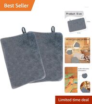 2Pcs Soft Felt Sauna Mat – Absorbent Heat Insulation for Enhanced Relaxa... - $32.62