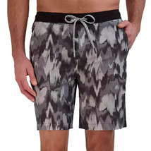 Eddie Bauer Men&#39;s Size Medium Black Built in Liner Volley Swim Trunk Shorts NWT - $11.69