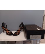 Ann Taylor Black Strappy High Heels with Ankle Strap Size 7.5 - $14.85