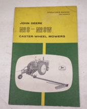 No. 8 &amp; 8W Caster Wheel Mowers Vintage John Deere Operator&#39;s Manual OM-H... - $15.83