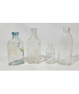 4 Vintage Bottles Jars Apothecary - $36.58 CAD