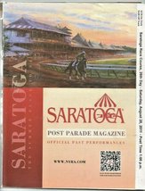 Saratoga Race Course 2011 Program w/ Monmouth Park Irad Ortiz Apprentice ! - $7.99