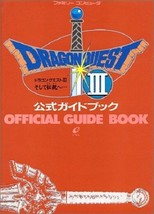 Dragon Quest Iii 3 Official Guide Book Famicom - £22.52 GBP