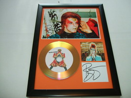 David Bowie Signed Gold Cd Disc 92 - £13.12 GBP