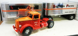 Southern Pacific Truck Service Mack Cab &amp; dual Trailers - £2,399.87 GBP