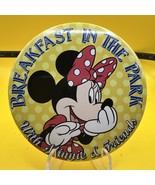 Badge Button Breakfast in the Park With Minnie &amp; Friends Disney Parks Di... - $3.99