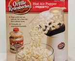 Presto Orville Redenbacher’s Gourmet Hot Air Popper-Model 04821 WITH BOX - $41.17