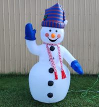 Giant Gemmy 8&#39; Airblown Inflatable Lighted Snowman - with Stakes &amp; Tethers - $104.48