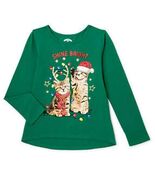 Christmas Cars Shine Bright Long Sleeve T-Shirt Size XL/XG 14-16 (LOC C2... - €14,35 EUR