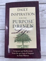 Daily Inspiration for the Purpose Driven Life Padded HC Deluxe Scripture Book - £3.97 GBP