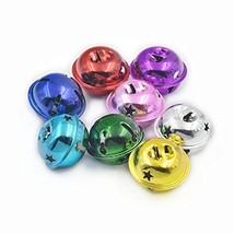 Fujiyuan 10 Pcs Huge Jingle Bell 26mm Assorted Color Charms Craft - £4.20 GBP