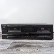 Technics RS-TR157 Dual Stereo Cassette Deck Tape Player  - TESTED - £53.21 GBP